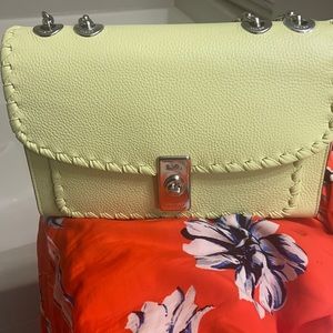 Brand new lime coach bag. Tags attached